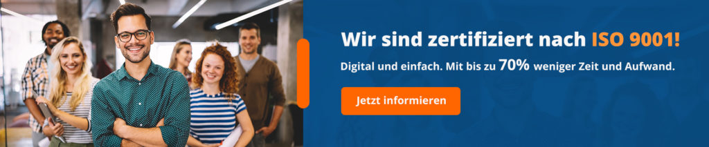 ISO 9001 Zertifizierung digital